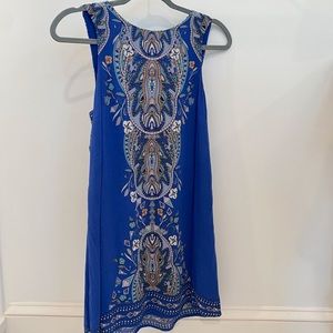 Blue Pattern Dress